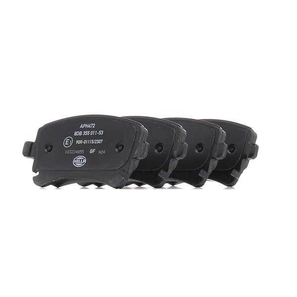 Número OEM JZW 698 451 K - Pastilhas de travão 8DB 355 011-531 VW, AUDI, SEAT, SKODA