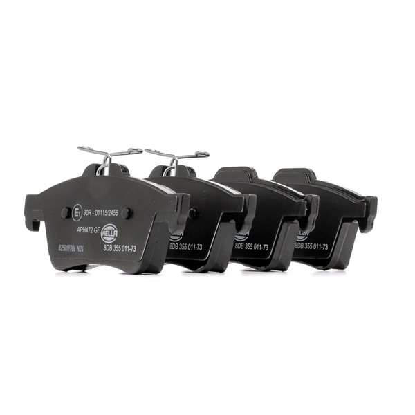 Juego de pastillas de freno 8DB 355 011-731 HELLA FORD Tourneo Connect Mk1 2.0 2009 139 cv