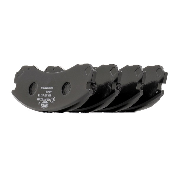 Juego de pastillas de freno 8DB 355 011-751 HELLA MITSUBISHI Outlander II SUV (CW_W) 2.0 2009 160 cv