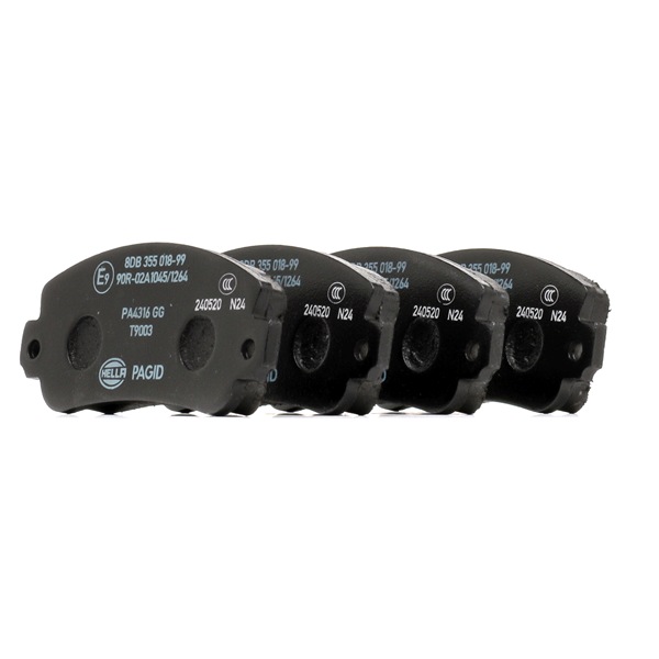Número OEM 792 113 - Juego de pastillas de freno 8DB 355 018-991 FIAT, LANCIA, AUTOBIANCHI