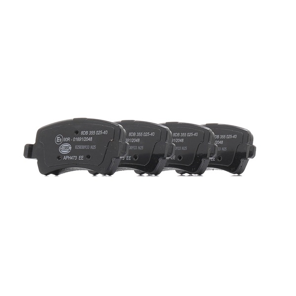OEM nummer 1 566 233 - Bremseklosser 8DB 355 025-401 VOLVO, FORD, LAND ROVER, VAUXHALL