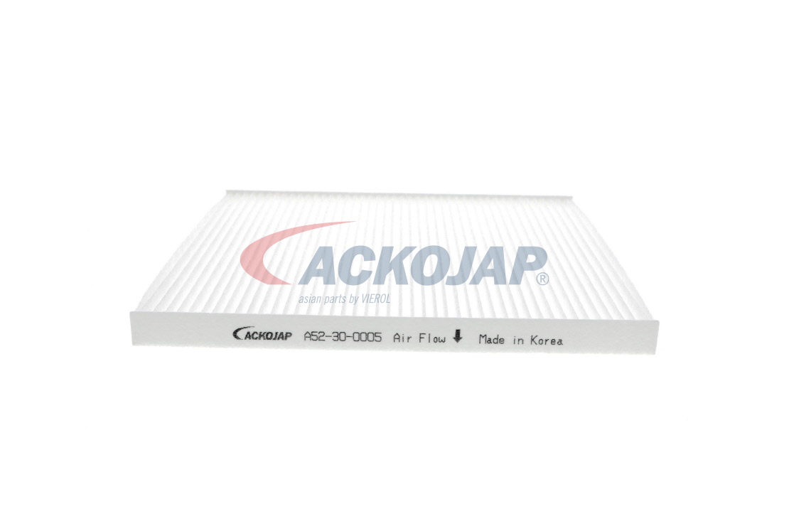 Número OEM 08790-2E200-A - Filtro de habitáculo A52-30-0005 OPEL, HYUNDAI, HONDA, KIA