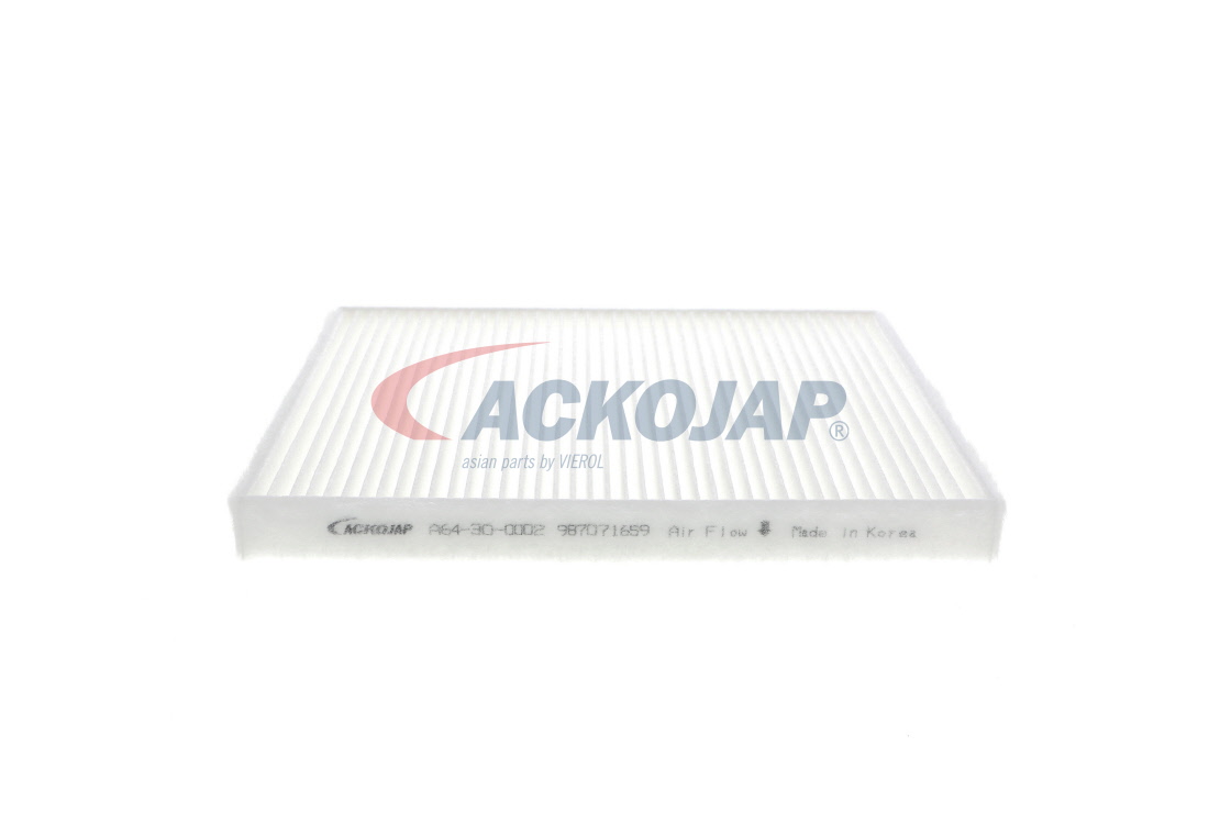 Número OEM 95860-81A20 - Filtro de habitáculo A64-30-0002 SUZUKI
