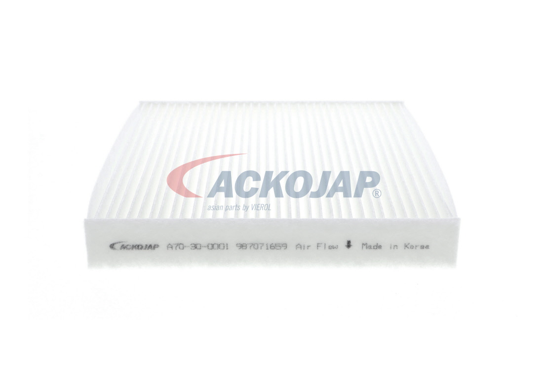 OEM-nummer 87139 02150 - Interieurfilter A70-30-0001 TOYOTA, LEXUS