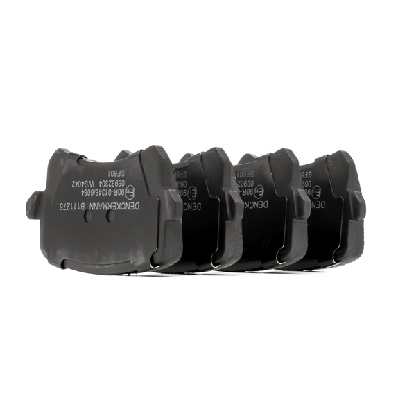 B111275 DENCKERMANN JZW698451D Brake pad set