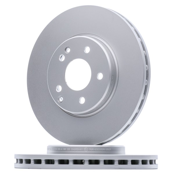 Número OEM A 210 421 22 12 - Disco de freno DDF1136C MERCEDES-BENZ, CHRYSLER