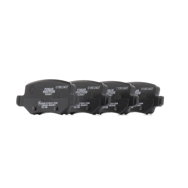Número OEM 168 420 04 20 - Juego de pastillas de freno FO 909281 MERCEDES-BENZ, JAGUAR, SMART