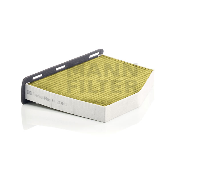 MANN-FILTER | Staubfilter Aktivkohlefilter mit Polyphenol, mit antibakterieller Wirkung, Feinstaubfilter (PM 2.5), mit fungizider Wirkung, Aktivkohlefilter, FreciousPlus FP 2939/1 VW Touran I (1T3) 2011 günstig online