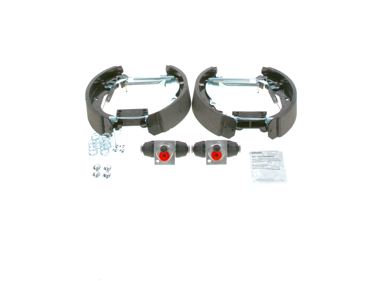 BOSCH 0 204 114 582 brake shoes OPEL Astra G CC (T98) 1.2 16V (F08, F48) 65hp 2000