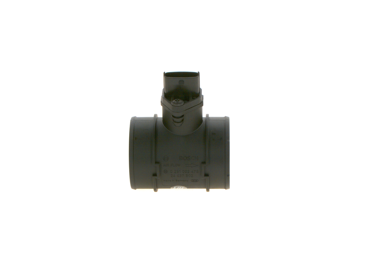 Número OEM 24 437 502 - Medidor de massa de ar 0 281 002 478 OPEL, CHEVROLET, DAEWOO, VAUXHALL, CADILLAC