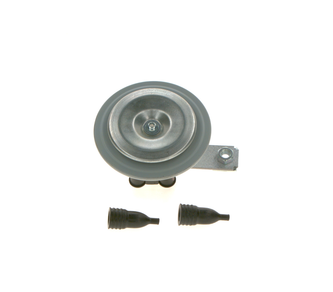 Meertonige luchthoorn 0 986 320 130 BOSCH Volkswagen Transporter T2 Flatbed Vrachtwagen/Chassis 1.6 1977 50 Pk