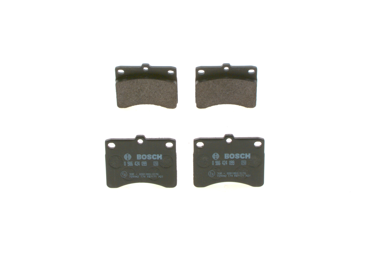 BOSCH 0 986 424 099 mounting kit, charger DAIHATSU Hijet Pickup (S80, S82) 1.0 Touring 45hp 1987