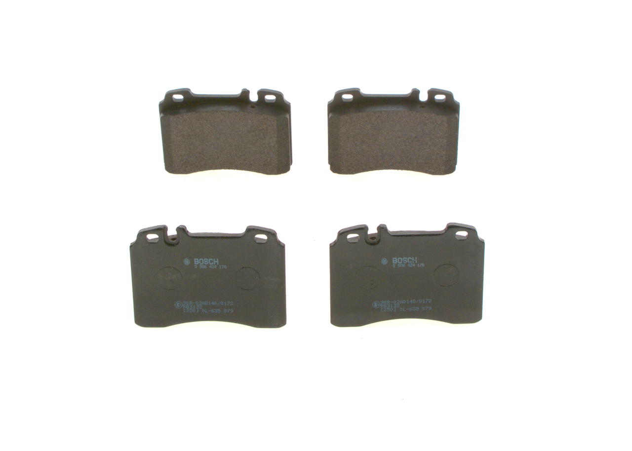 Número OEM A 002 420 15 20 - Juego de pastillas de freno 0 986 424 170 MERCEDES-BENZ
