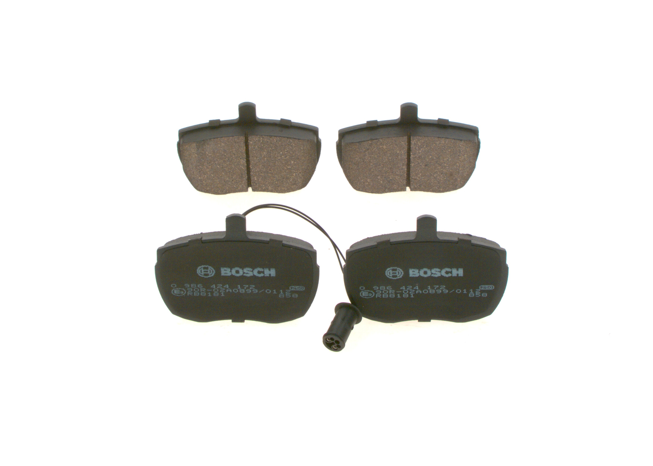 Número OEM 7 963 999 - Pastilhas de travão 0 986 424 172 FIAT, ALFA ROMEO, LAND ROVER, IVECO, LANCIA