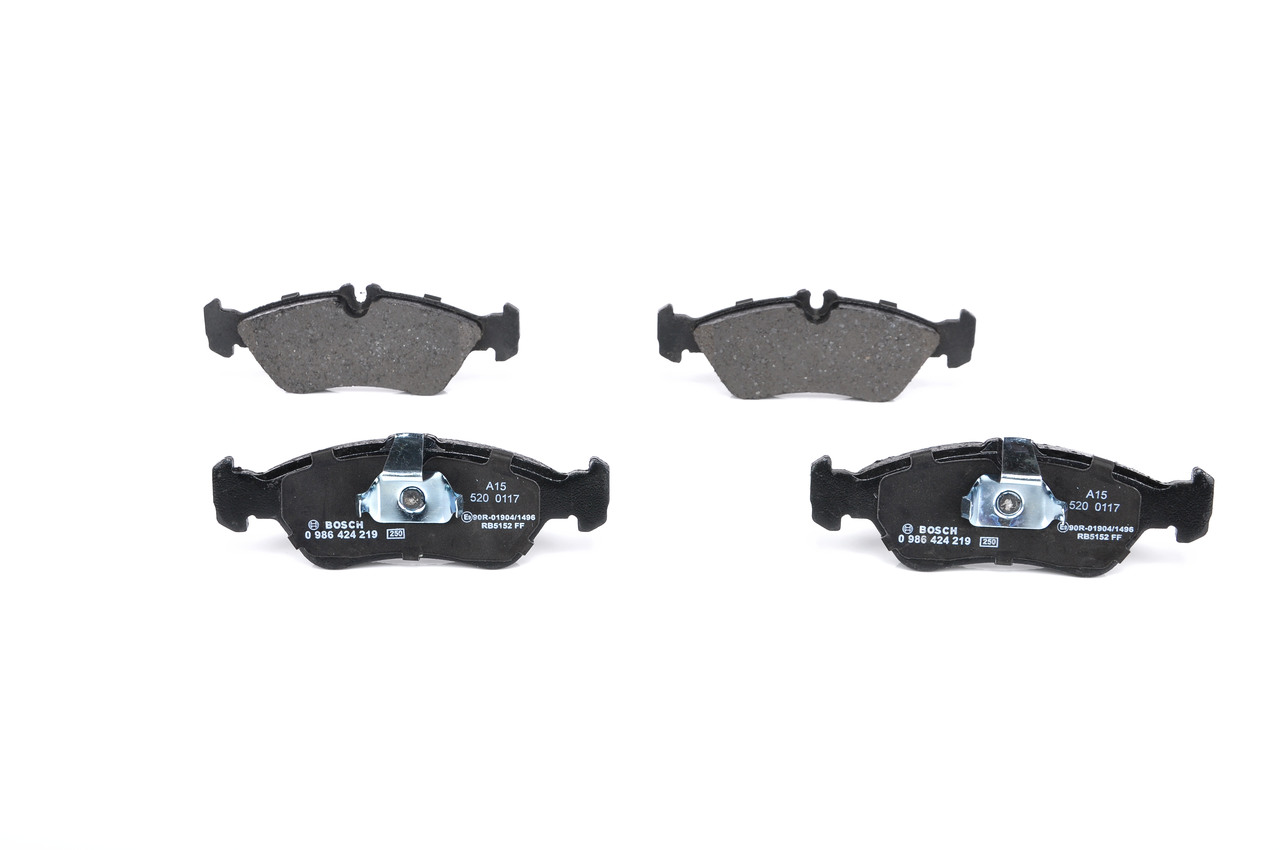 BOSCH 0 986 424 219 Bremssteine MERCEDES-BENZ Sprinter 3-T Kastenwagen (W903)