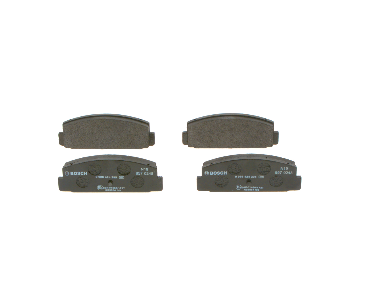 Número OEM GGYM-26-48ZA 9C - Juego de pastillas de freno 0 986 424 295 MAZDA, MERCURY