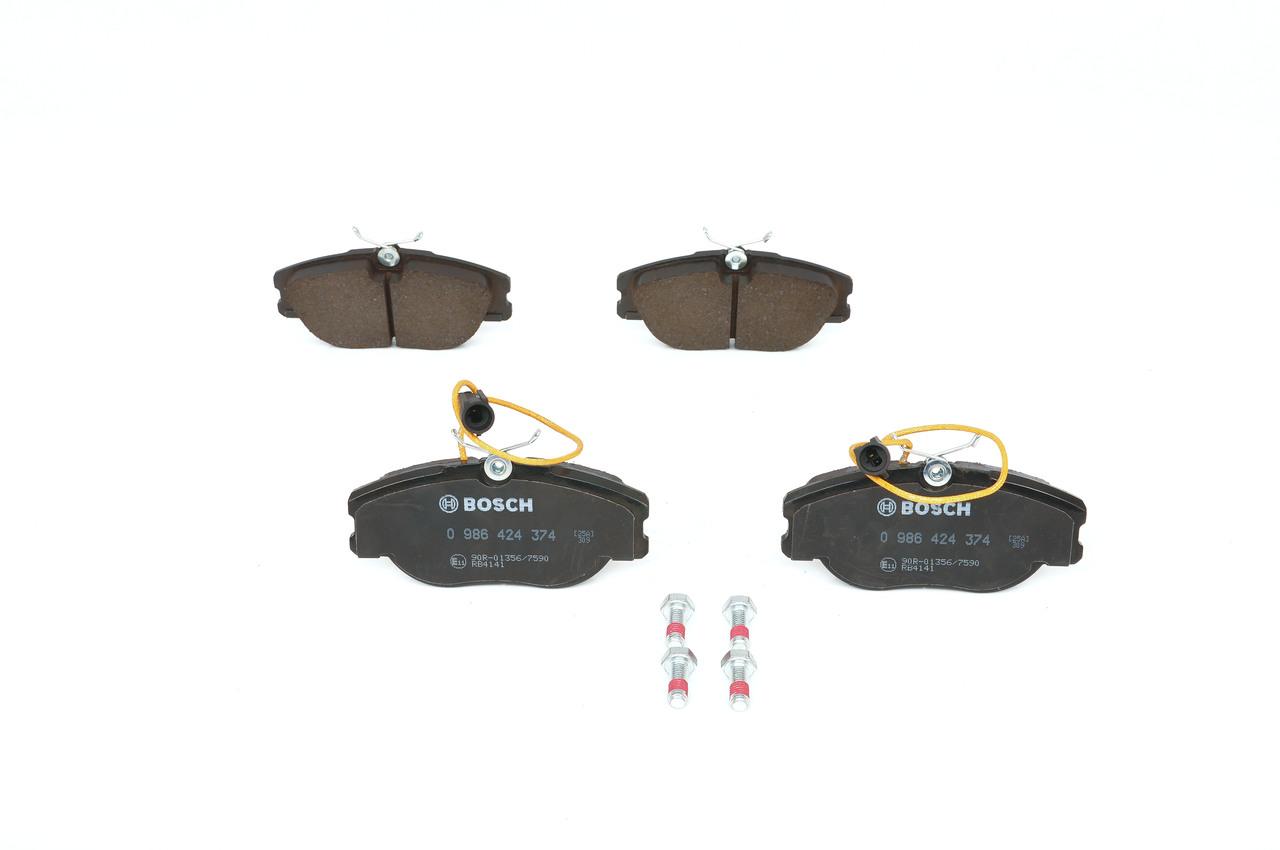 Numer OEM 0060 777 621 - Klocki hamulcowe 0 986 424 374 FIAT, ALFA ROMEO, CHRYSLER, LANCIA