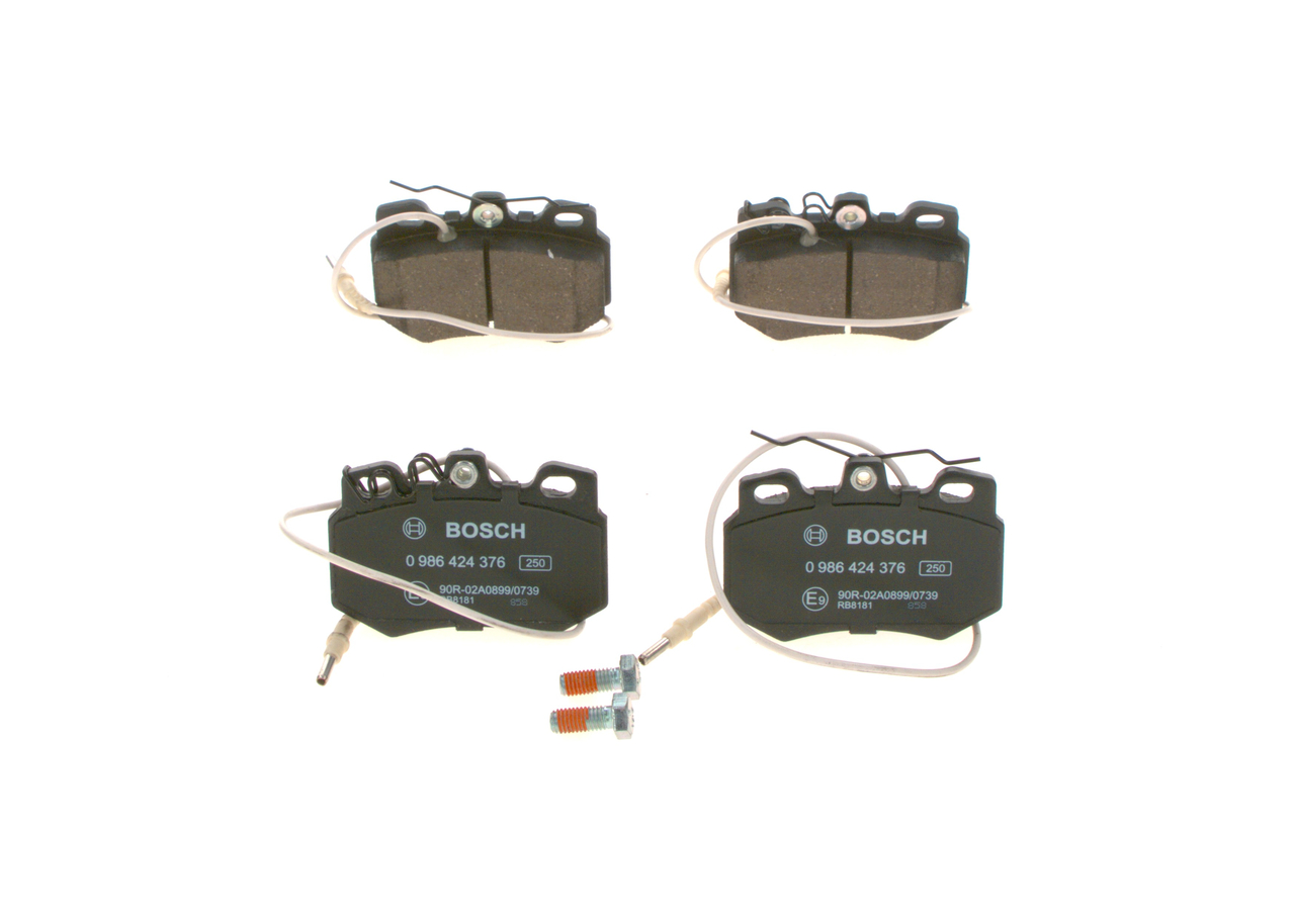 Número OEM 95 647 733 - Juego de pastillas de freno 0 986 424 376 PEUGEOT, CITROËN, CHRYSLER, DS, MEGA