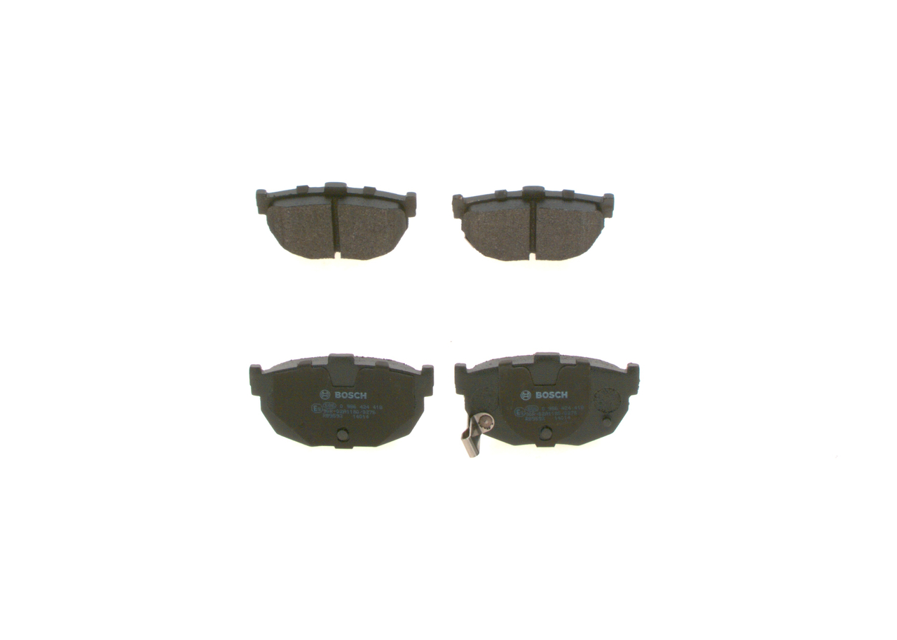 Número OEM 5 830 22 FA10 - Pastilhas de travão 0 986 424 418 NISSAN, HYUNDAI, MAZDA, KIA