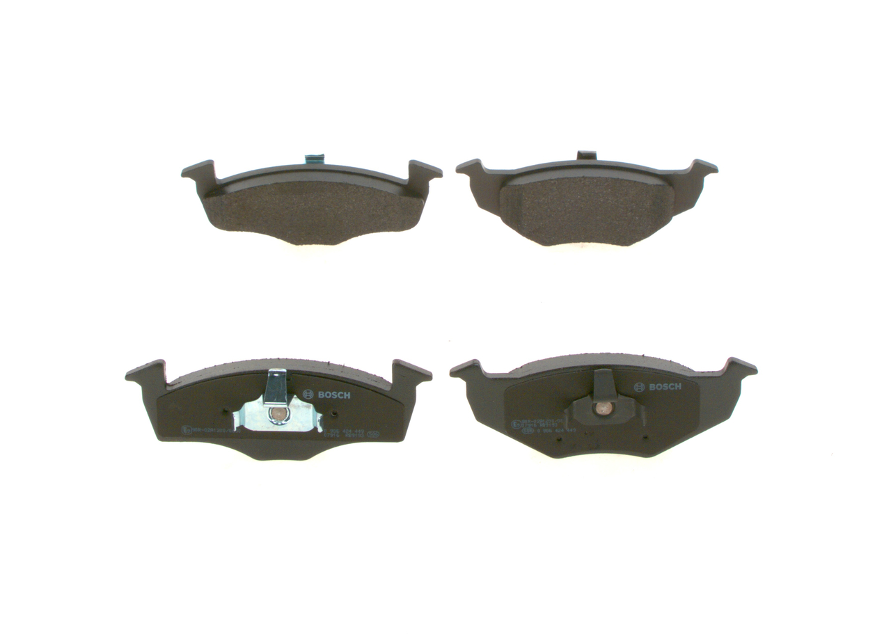 Número OEM 1 H0 698 151 B - Juego de pastillas de freno 0 986 424 449 SEAT, AUDI, PEUGEOT, FORD, SUZUKI