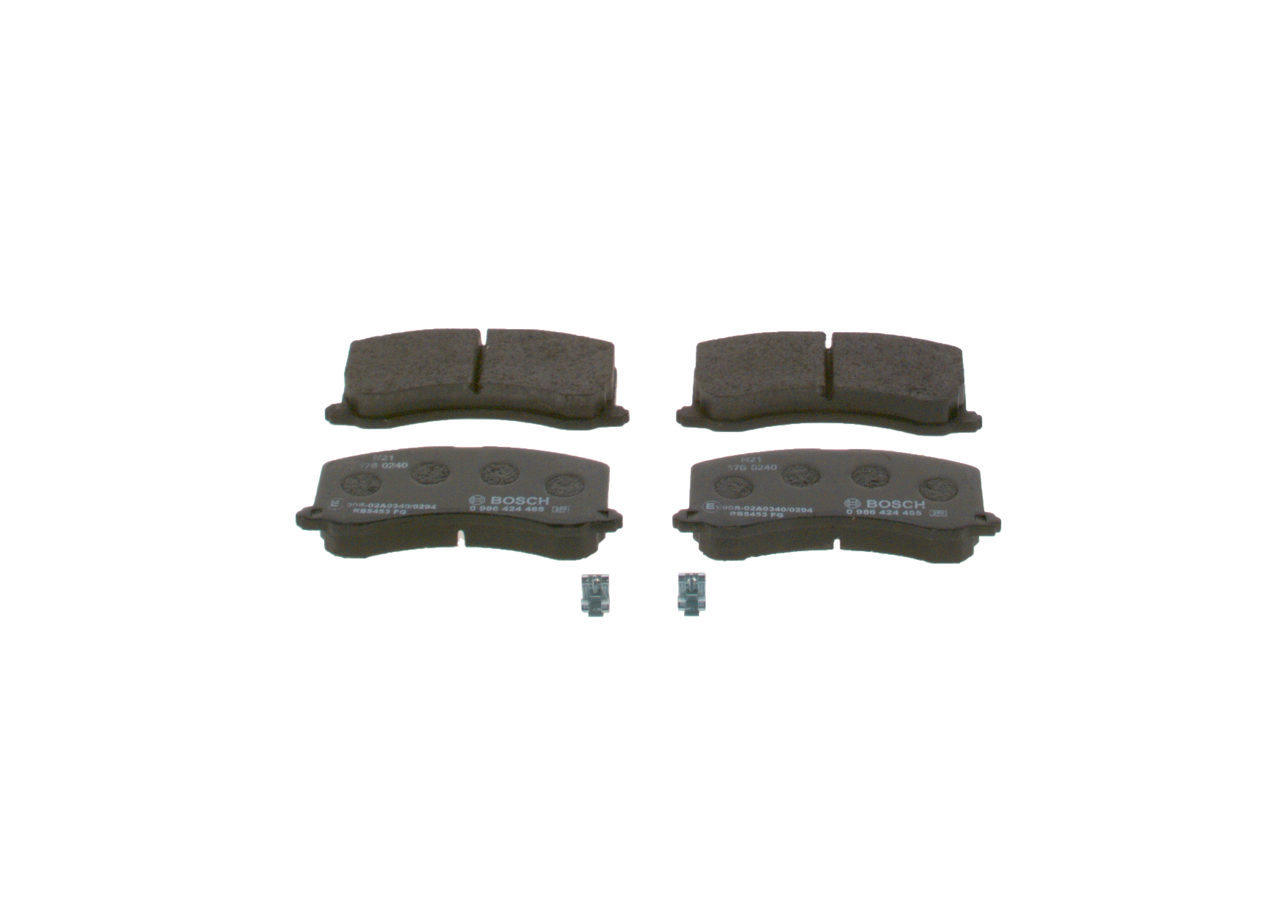 0 986 424 465 BOSCH 5580061G70 Brake pad set