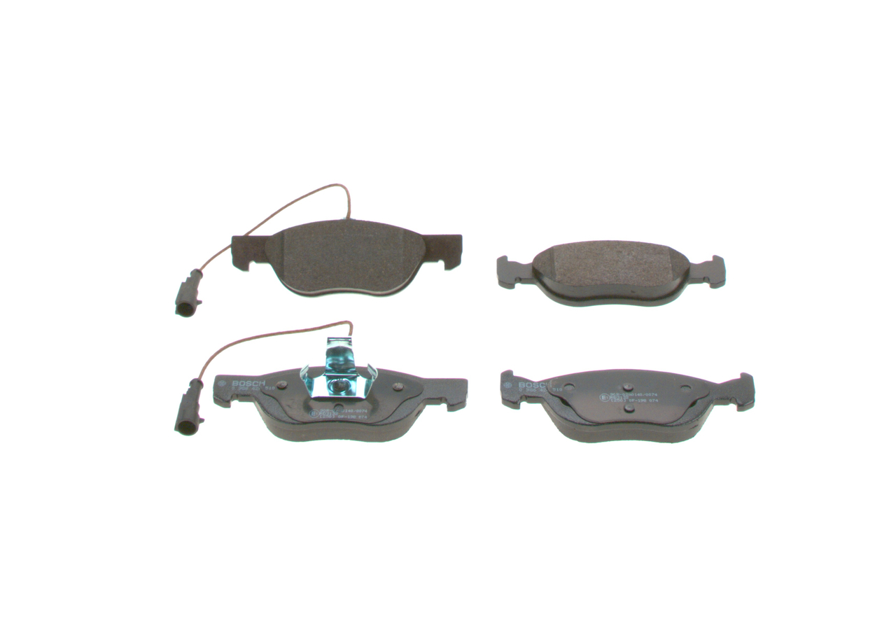 OEM-Nummer 7 177 095 5 - Bremsbeläge 0 986 424 510 FIAT, ALFA ROMEO, CHRYSLER, LANCIA, FERRARI