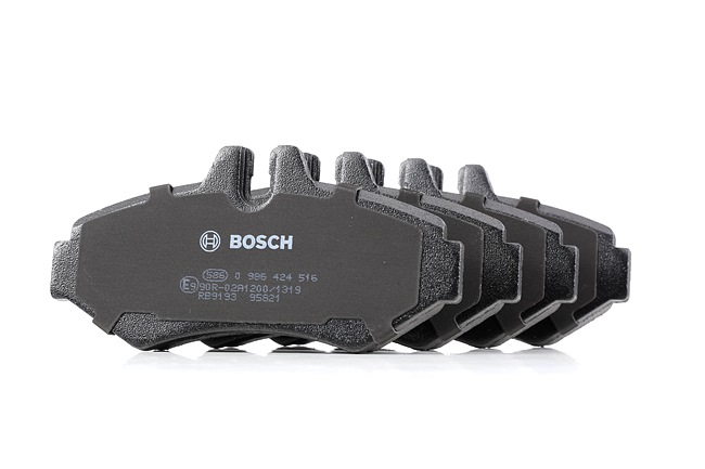BOSCH 0 986 424 516 Bremsbelagsatz Scheibenbremse MERCEDES-BENZ Sprinter 3-T Kastenwagen (W903)
