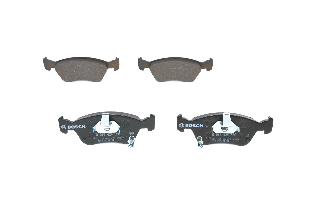 Bremse Toyota Avensis T22 Sedan: Bremseklosser BOSCH 0 986 424 560