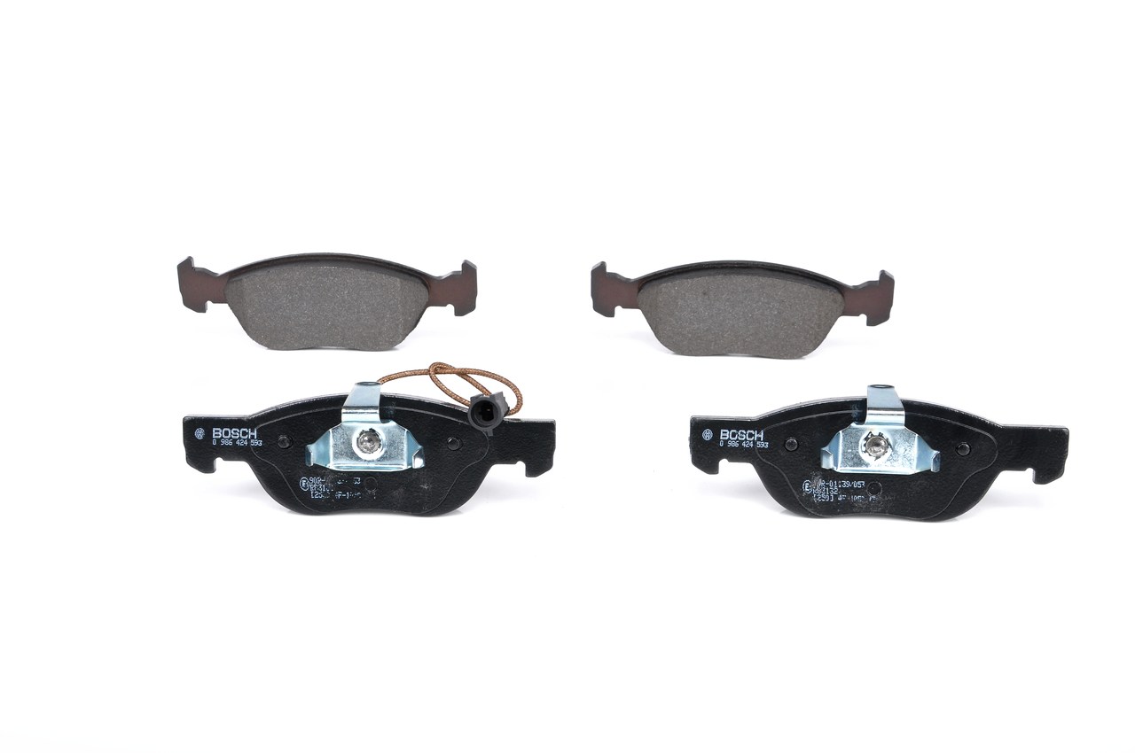 Kit pastiglie freni 0 986 424 593 BOSCH ALFA ROMEO 145 (930) 1.9 JTD (930.A4B) 2000 105 CV