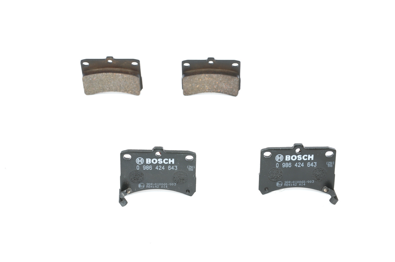 order BOSCH (0 986 424 643) Brake pad set