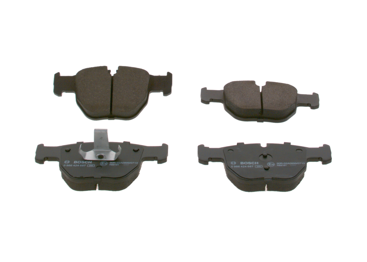 Número OEM SFC 5000 50 - Juego de pastillas de freno 0 986 424 687 BMW, CHEVROLET, LAND ROVER, ROVER