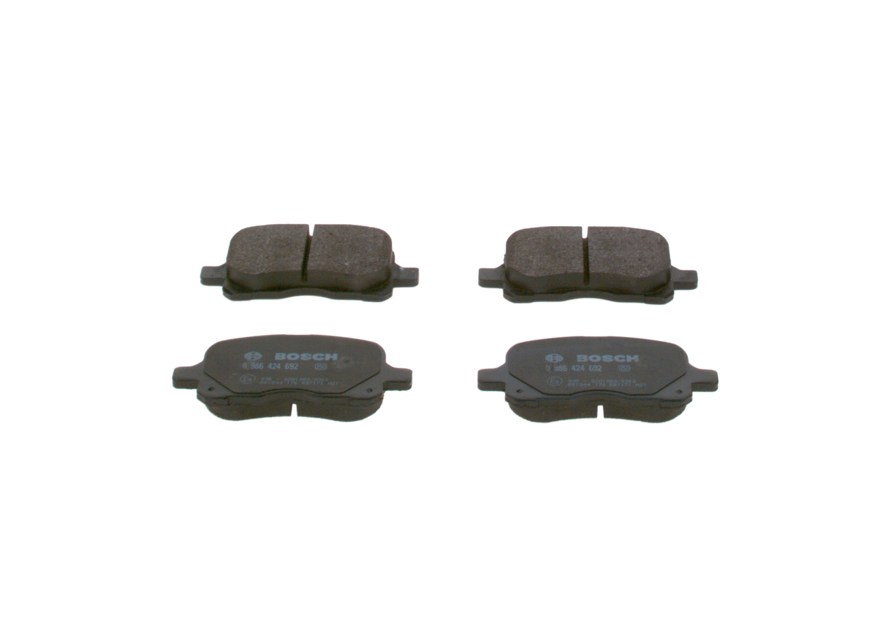 OEM nummer 04465 02010 - Bremseklosser 0 986 424 692 TOYOTA, LEXUS, SATURN