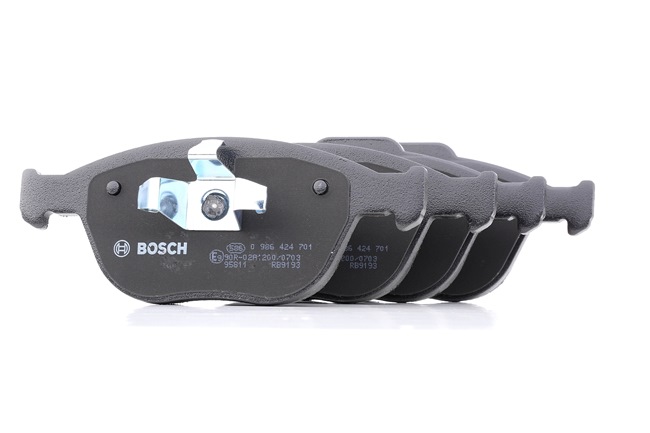 BOSCH | Pastillas con instrucciones de montaje, Chapa antichirridos, con clip de émbolo 0 986 424 701 FORD Focus Mk1 Hatchback (DAW, DBW) 2003 baratos online