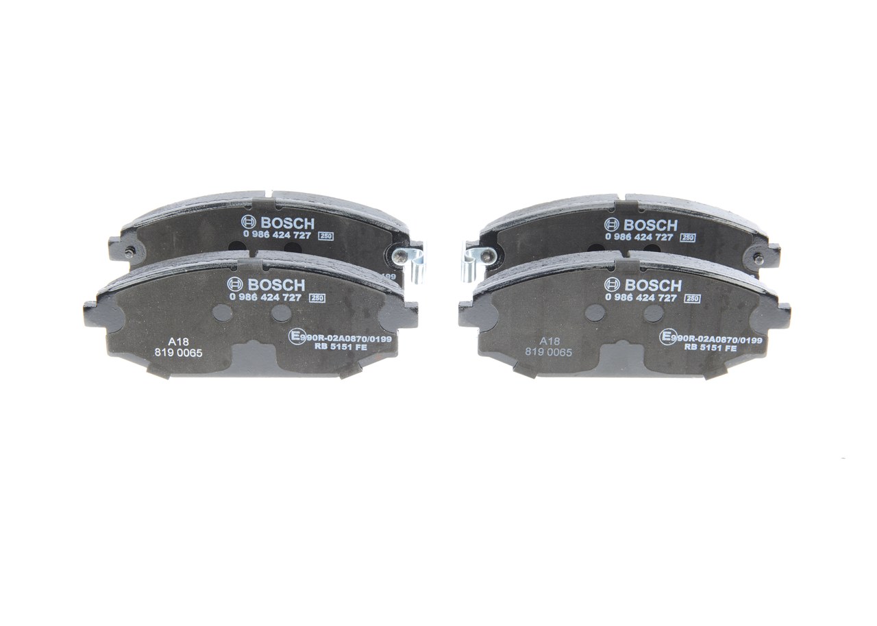 BOSCH 0 986 424 727 Bremsbeläge MITSUBISHI Galloper (JK-01)