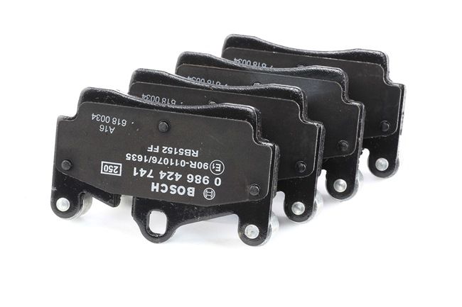Bremsesystem Audi Q7 4L: Bremseklodser BOSCH 0 986 424 741