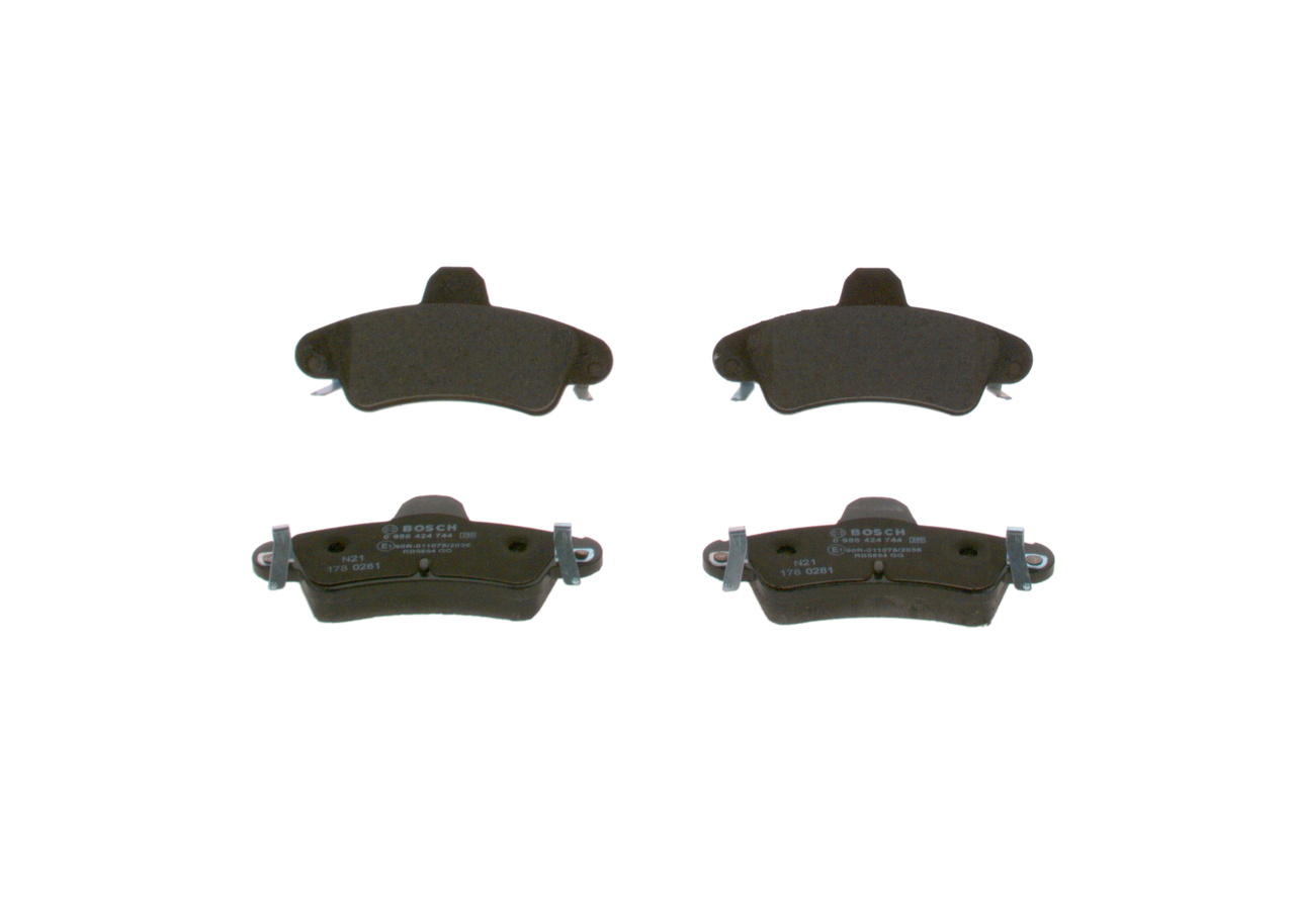 Número OEM 1 088 934 - Pastilhas de travão 0 986 424 744 FORD