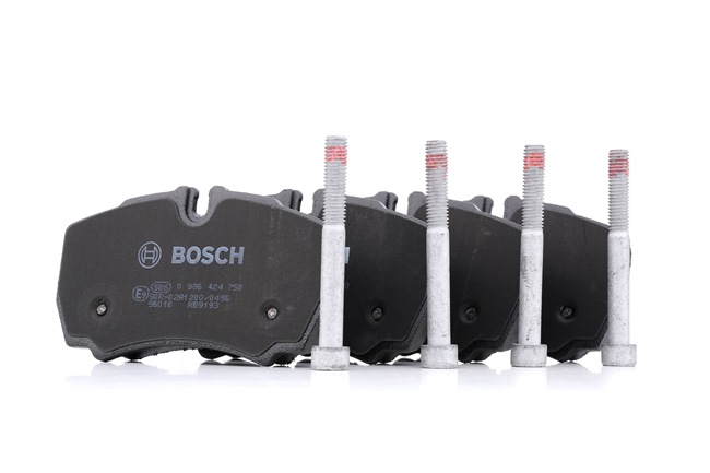Frenado Iveco Daily 3: Juego de pastillas de freno BOSCH 0 986 424 750