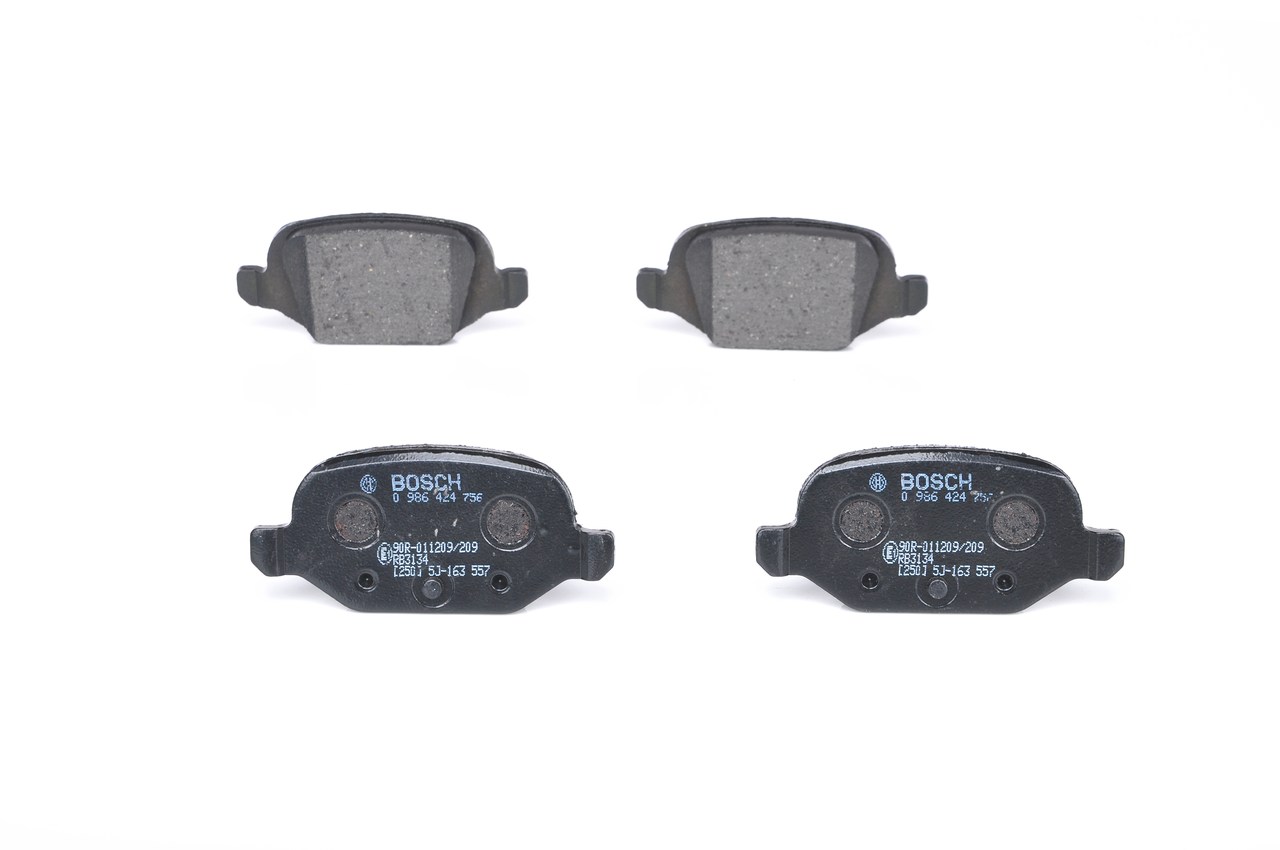 Número OEM 7 736 402 4 - Juego de pastillas de freno 0 986 424 756 FIAT, ALFA ROMEO, CHRYSLER, LANCIA, ABARTH