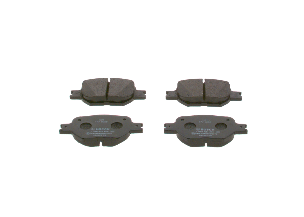 Número OEM 04465 YZZDF - Juego de pastillas de freno 0 986 424 808 TOYOTA, LEXUS, SATURN, WIESMANN