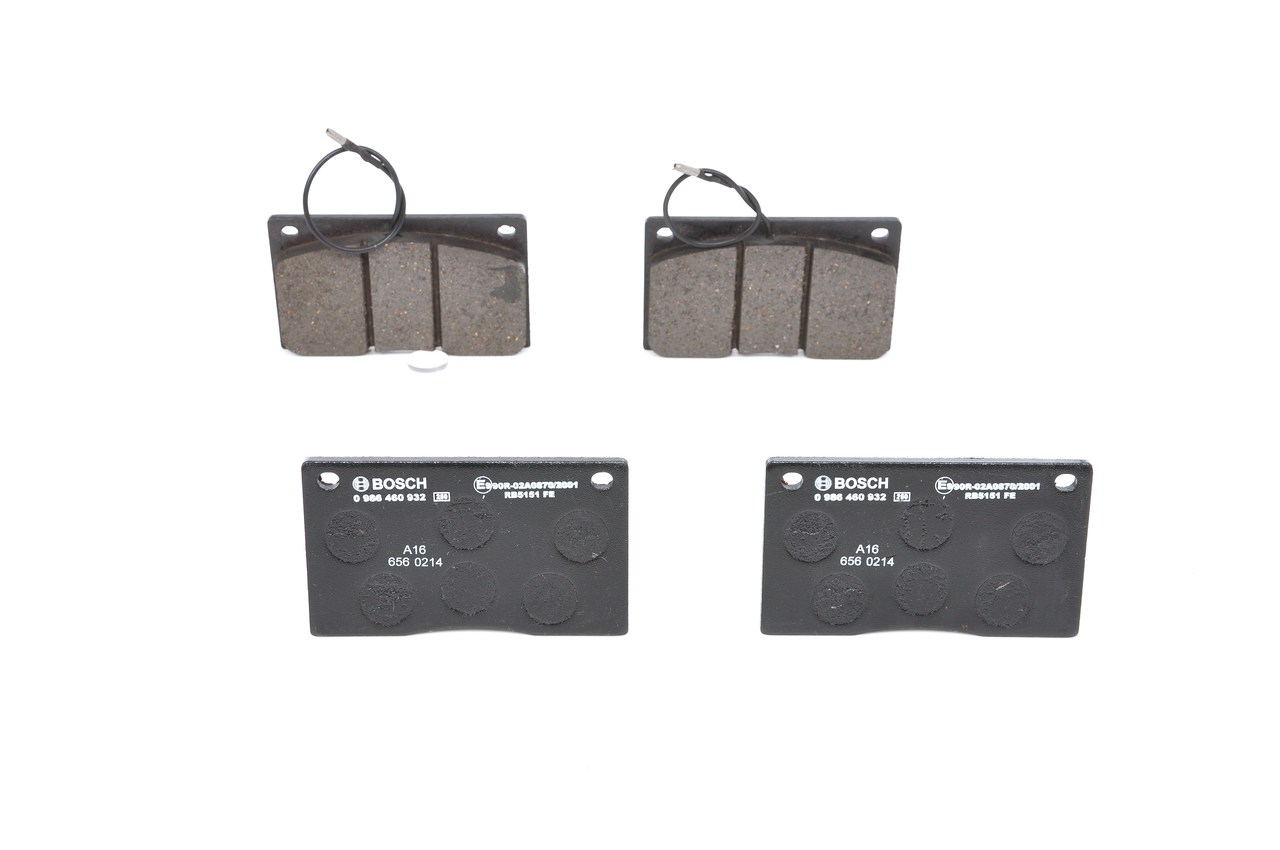 Número OEM JLM 1510 - Juego de pastillas de freno 0 986 460 932 RENAULT, JAGUAR, ASTON MARTIN, DAIMLER