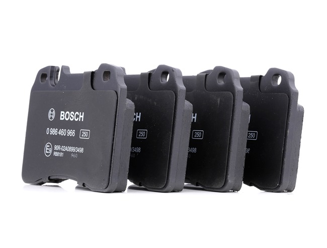 Bremsbeläge 0 986 460 966 BOSCH 0054200220 mit Anti-Quietsch-Blech