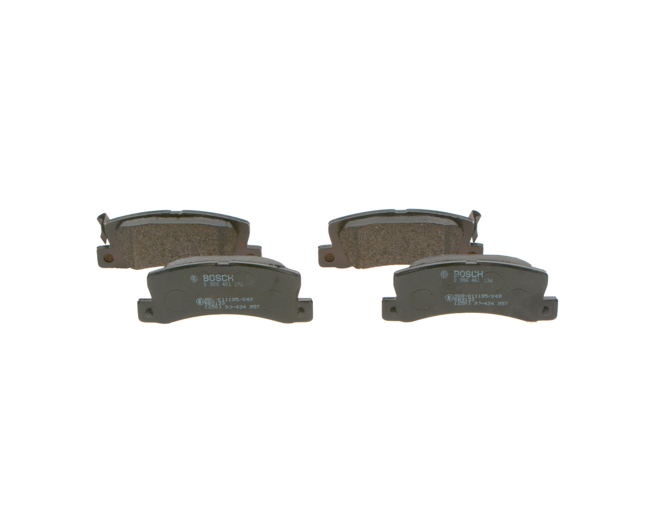 Numéro OEM 04466 YZ ZC5 - Plaquettes de frein 0 986 461 136 TOYOTA, LEXUS, SATURN, WIESMANN