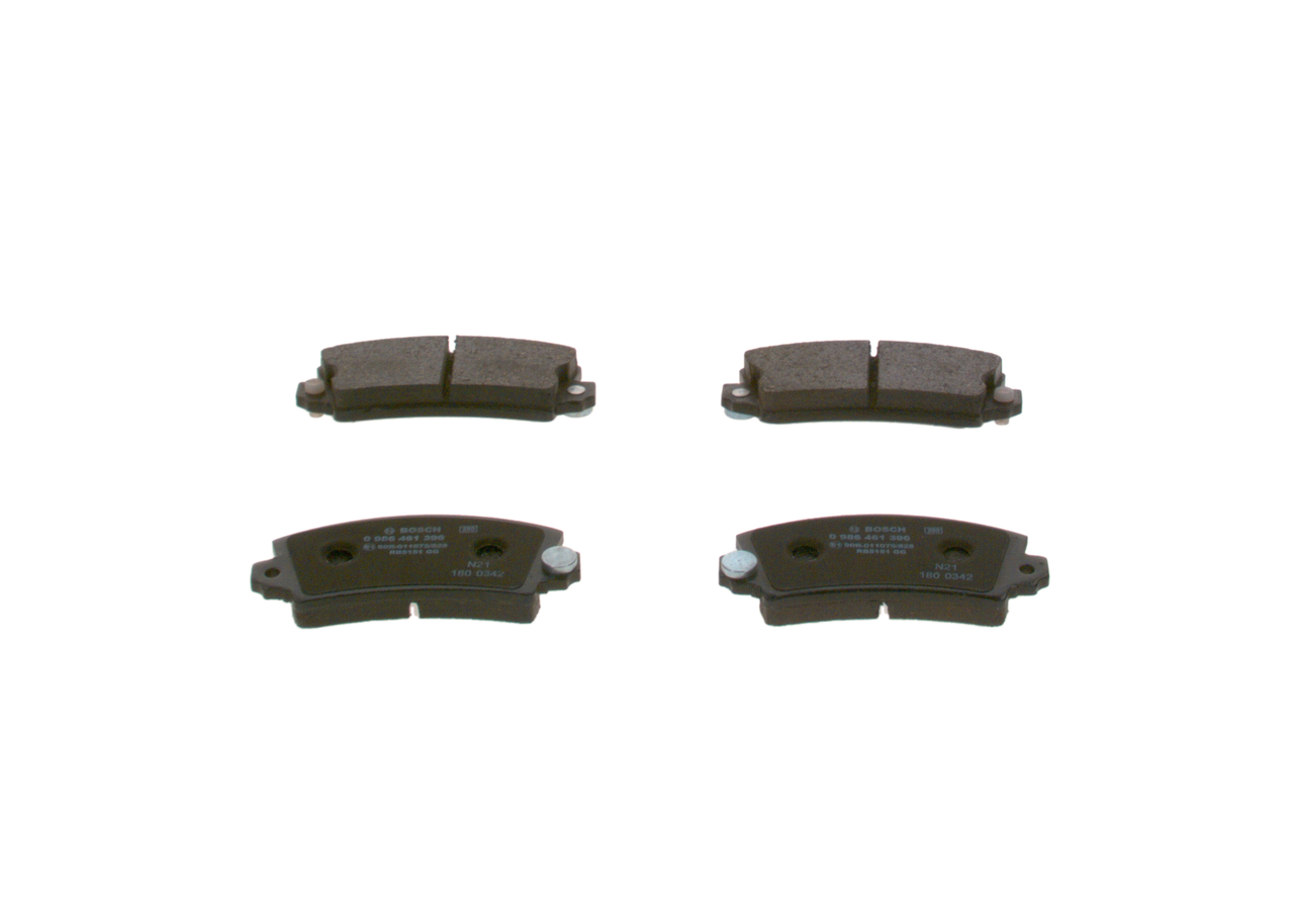 BOSCH | Pastilla con sensor de desgaste incorporado, Chapa antichirridos 0 986 461 396 RENAULT 4 Familiar 1984 baratos online