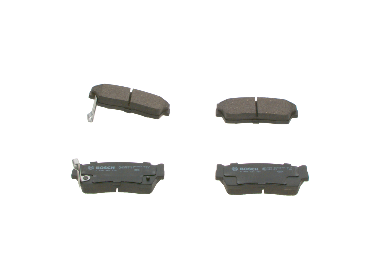 Suzuki X-90 (EL) brake pad set BOSCH 0 986 461 750