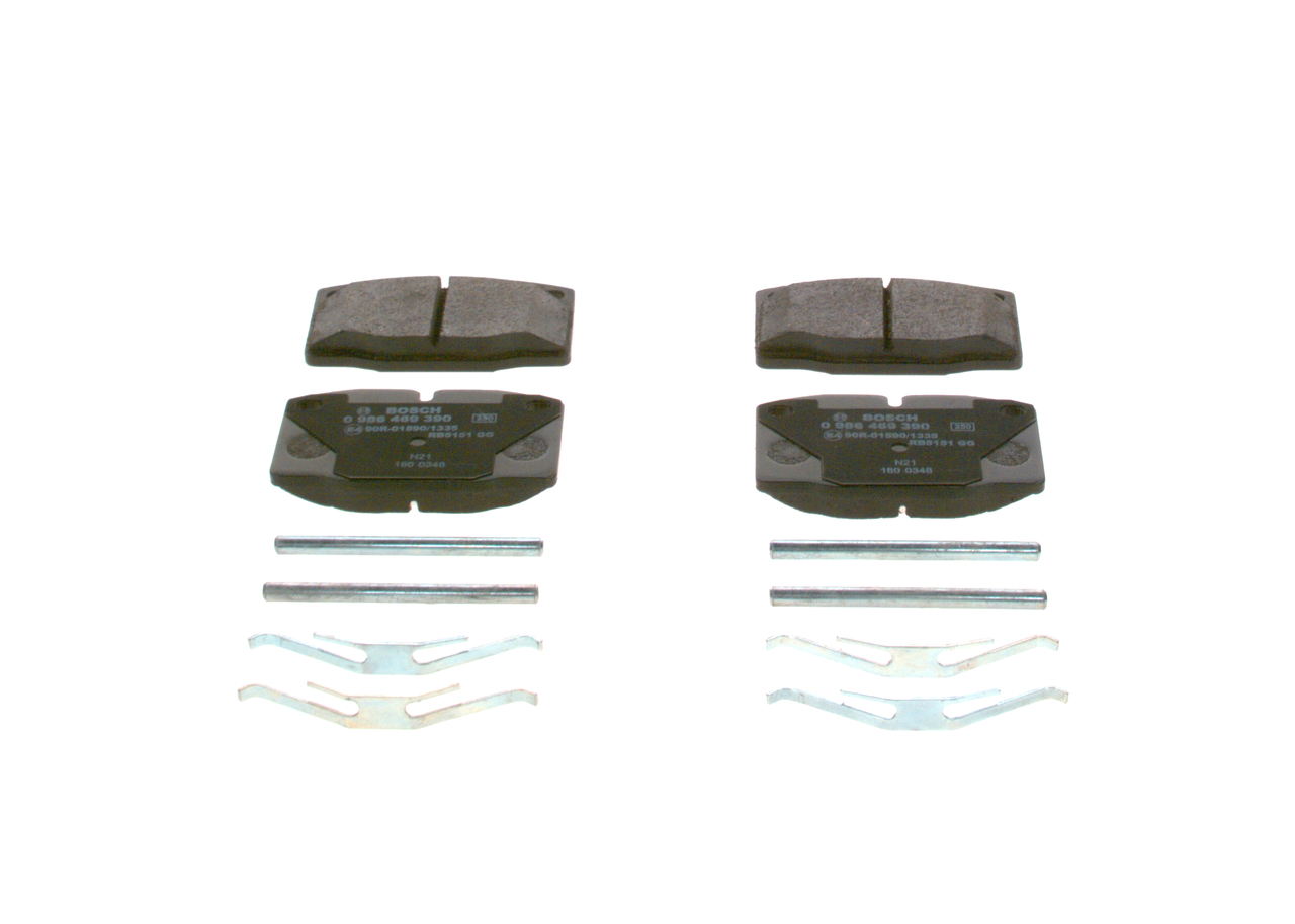 BOSCH | Pastilla de freno Chapa antichirridos, con muelle 0 986 469 390 OPEL Corsa A CC (S83) 1993 baratos online
