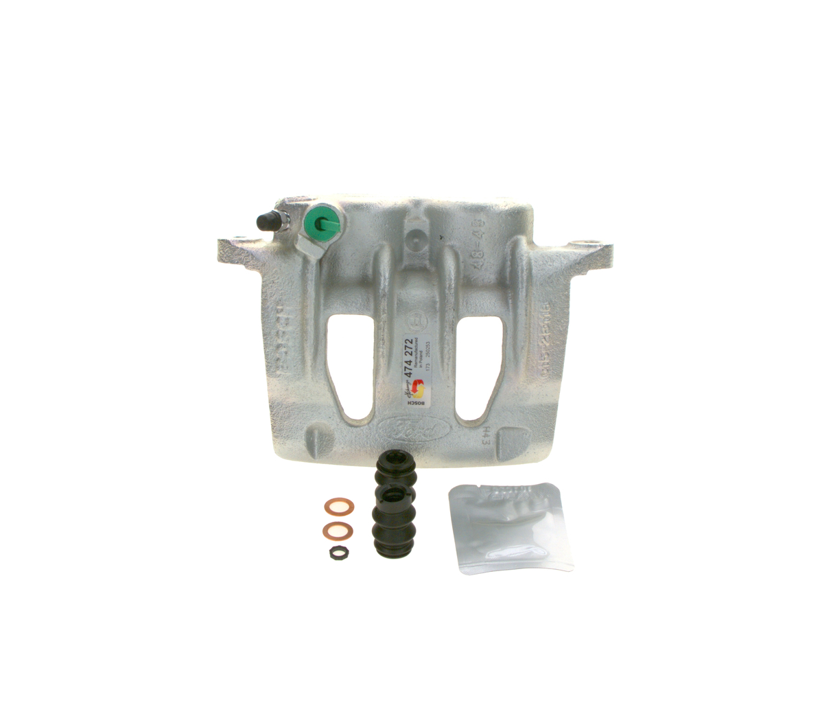 Remklauwen 0 986 474 272 BOSCH FORD Transit Mk5 Flatbed Vrachtwagen/Chassis (V184, V185) 2.4 DI 2001 120 Pk