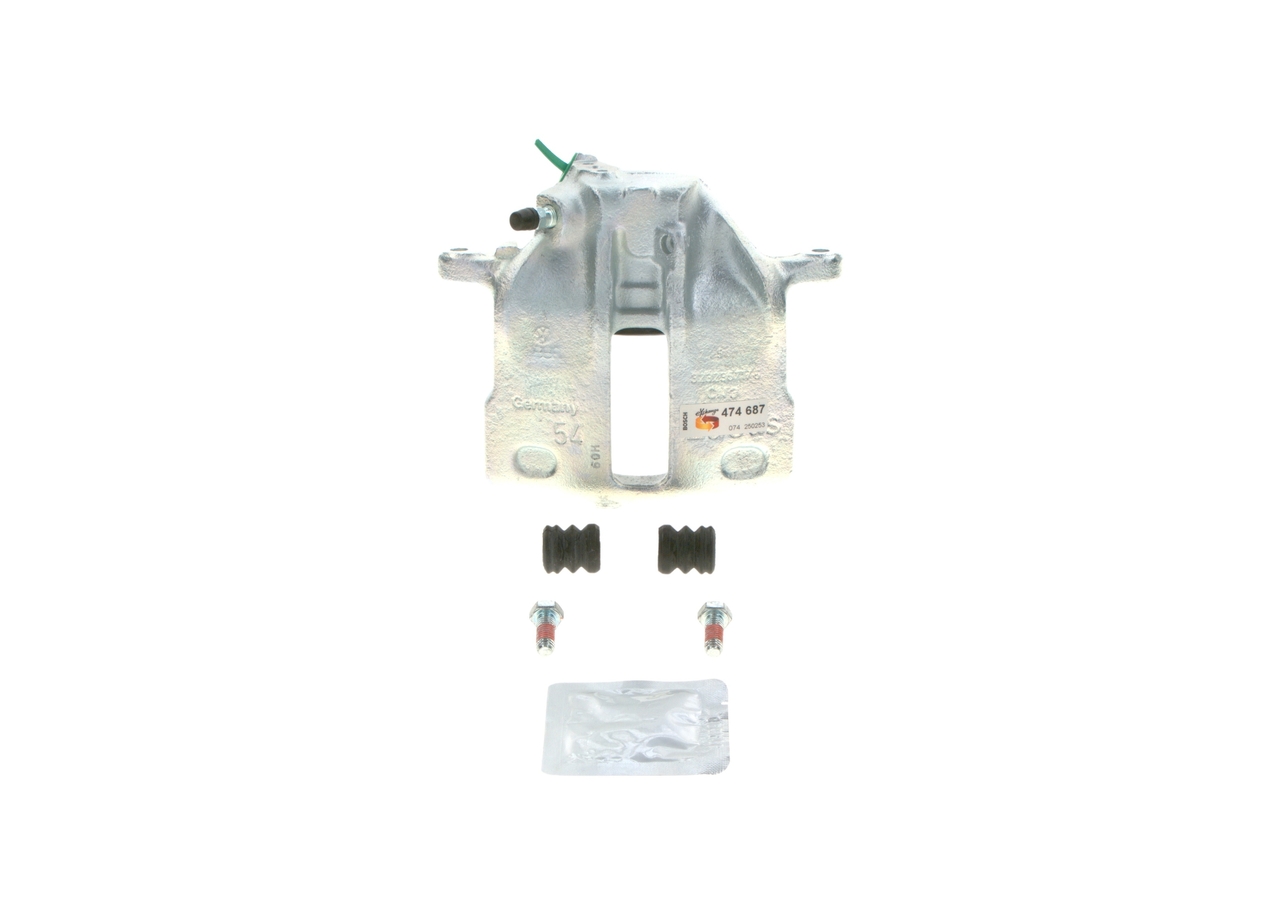 OEM nummer 357 615 124 C - Bremsecaliper 0 986 474 687 VW, AUDI, SKODA, ISUZU, SEAT