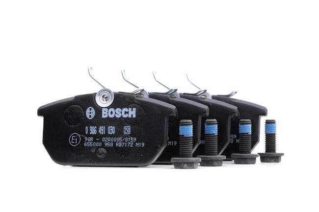 BOSCH | Zestaw klocków hamulcowych ze śrubami, z instrukcją montażu 0 986 491 030 FIAT Tempra Sedan (159) 1992 tanie online