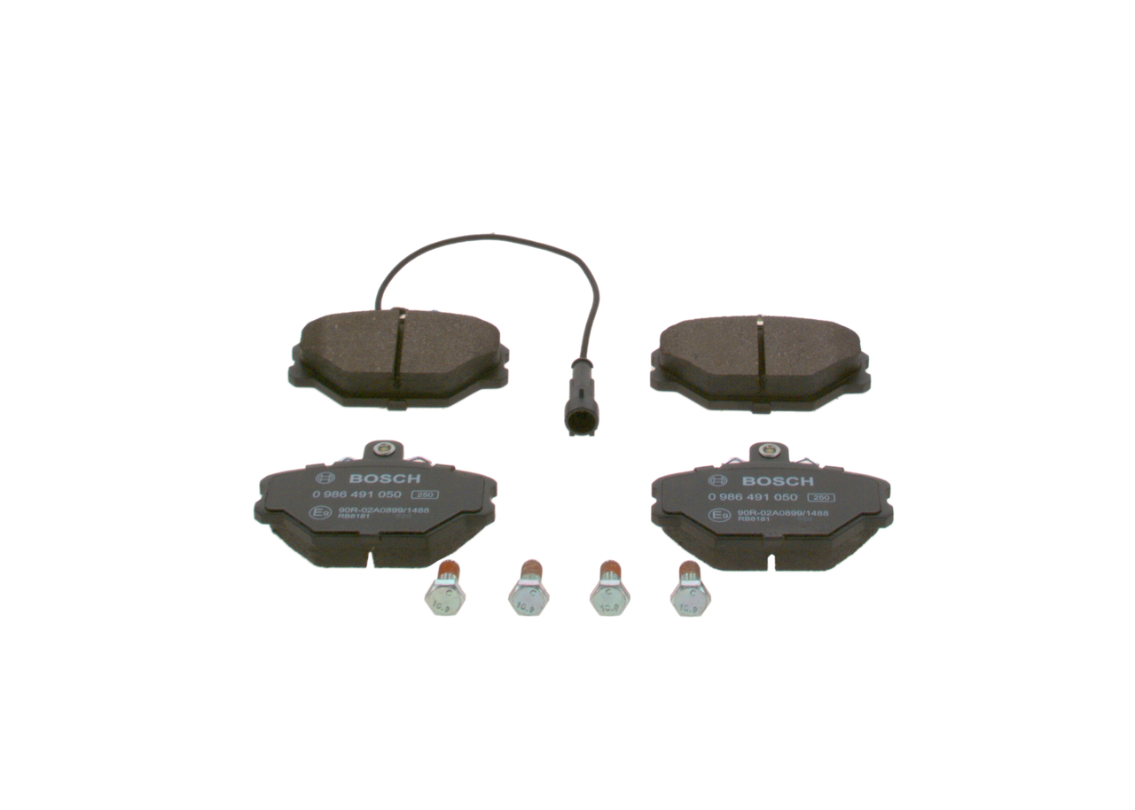 Número OEM 7 736 226 8 - Juego de pastillas de freno 0 986 491 050 FIAT, ALFA ROMEO, CHRYSLER, LANCIA, ABARTH