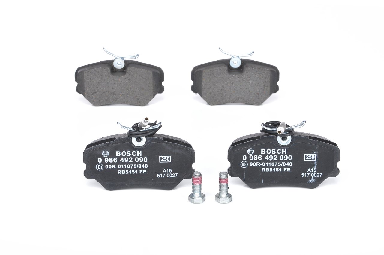 OEM nummer 4250 87 - Bremseklosser 0 986 492 090 VW, MITSUBISHI, PEUGEOT, CITROËN
